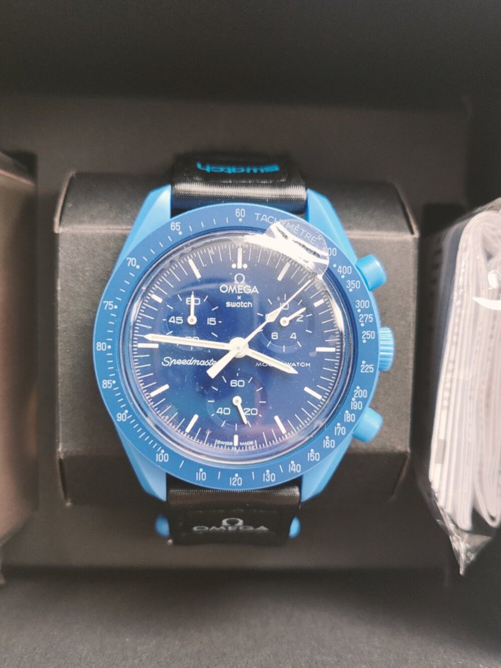 🥕🥕🥕Swatch x Omega MoonSwatch Mission to Neptune Watch